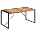 vidaXL Jedálenský stôl 160x80x75 cm, recyklovaný masív