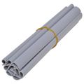 vidaXL PVC lišty na ochranu súkromia 140x0,19 m matné svetlosivé