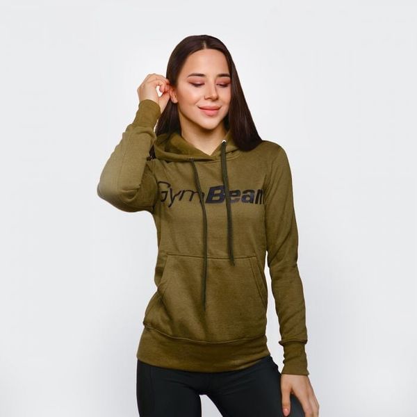 Dámska Mikina Athlete Military Green - GymBeam, veľkosť XL, 65% bavlna, 35% polyester