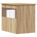 vidaXL Nábytková prepravka pre psa dub sonoma 55x80x68 cm kompoz.drevo