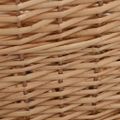 vidaXL Košík na palivové drevo s rúčkami 56x40x28 cm, prírodná vŕba