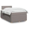 vidaXL Boxspring posteľ s matracom sivohnedý 120x200 cm látka