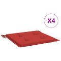 vidaXL Podložky na záhradné stoličky 4 ks 40x40x3 cm, oxfordská látka