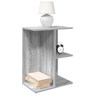 vidaXL Nočné stolíky 2 ks, sivá sonoma 46,5x29x61 cm, kompozitné drevo