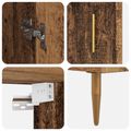 vidaXL Highboard Staré drevo 69,5 x 34 x 180 cm Kompozitné drevo