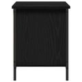 vidaXL TV skrinka 102 x 35 x 45 cm Čierny dub Kompozitné drevo