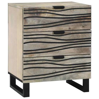 vidaXL Nočný stolík Biela 50 x 33 x 62 cm Kompozitné drevo