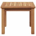 vidaXL Konferenčný stolík Hnedá 45 x 45 x 36 cm Husté teakové drevo