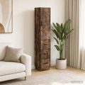 vidaXL Sada skríň 2 ks 33 x 34,5 x 87 cm Kompozitné drevo Dymový dub