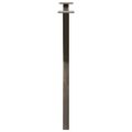 vidaXL Nohy k jedálenskému stolu v tvare X, 2 ks, prírodná oceľ, 80 x (72-73) cm, oceľ