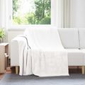 vidaXL Deky Biela 150 x 200 cm 1.64 kg Flís