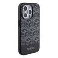 Guess Case for iPhone 14 Pro Max 6.7" GUHMP15XHGCFSEK Black HC MAGSAFE GCUBE PU STRIPE