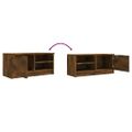 vidaXL TV stolíky 2 ks dymový dub 80x35x36,5 cm spracované drevo
