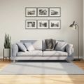 vidaXL Koberec HUARTE s krátkym vlakom umývateľný sivý 160x160 cm