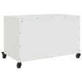 vidaXL TV skrinka biela 68x39x43,5 cm oceľ