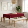 vidaXL Uterák na stôl Obdĺžnikový Víno červené 140 x 260 cm