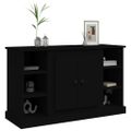 vidaXL Komoda čierna 100x35,5x60 cm spracované drevo