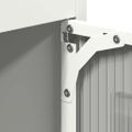 vidaXL Highboard White 68x39x123 cm Oceľ