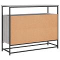 vidaXL Komoda sivá sonoma 100x35x80 cm kompozitné drevo