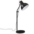 vidaXL Podlahová lampa 25 W čierna 30x30x90-150 cm E27