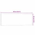 vidaXL Nástenná magnetická tabuľa biela 60x20 cm tvrdené sklo