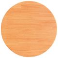 vidaXL Stolová doska okrúhla voskovohnedá Ø70x2,5 cm borovicový masív