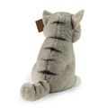 Plyšová mačka šedá 23 cm ECO-FRIENDLY SOFT