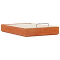 vidaXL Posteľový rám s úložným priestorom Voskovo hnedá 120 x 190 cm