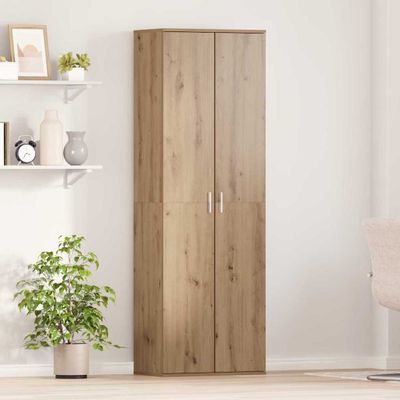 vidaXL Highboard dub artisan 60 x 35 x 180 cm Kompozitné drevo