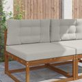vidaXL Vankúš na vonkajšiu pohovku Polyester Sivá 80 x 80 cm