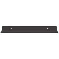 vidaXL Závesná polica 2 ks Čierny 30 x 9 x 2,5 cm Oceľ