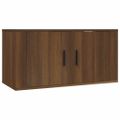vidaXL Nástenné TV skrinky 2 ks hnedý dub sonoma 80x34,5x40 cm