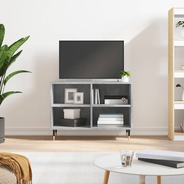 vidaXL TV skrinka, betónovo sivá 69,5x30x50 cm, kompozitné drevo