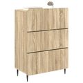 vidaXL Zásuvkový kabinet 66 x 34,5 x 92 cm Kompozitné drevo Dub sonoma