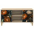 vidaXL TV skrinka LOCHEM 102 x 33 x 50 cm Sonoma Kompozitné drevo