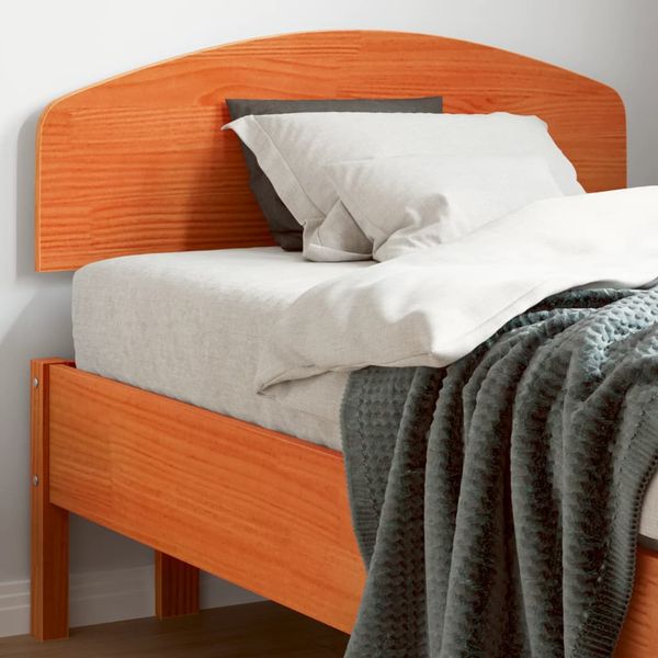vidaXL Čelo postele voskové hnedé 90 cm masívna borovica