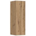 VidaXL 5 dielna súprava nástennej TV skrinky Artisan Oak
