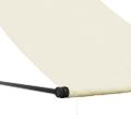 vidaXL Zaťahovacia markíza krémová 100x150 cm látka a oceľ