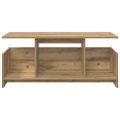 vidaXL TV stolík 102 x 35 x 45 cm Remeselný dub Kompozitné drevo