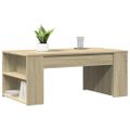 vidaXL Konferenčný stolík dub sonoma 102x55x42 cm kompozitné drevo