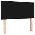 vidaXL LED hlavová doska Čierny 100 cm Zamat