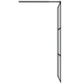 vidaXL Sprchová zástena 90x195 cm tmavé ESG sklo čierna