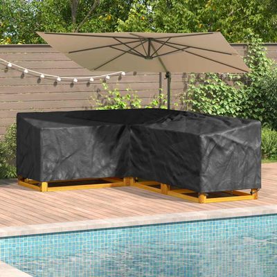 vidaXL Obal na nábytok 260 x 210 x 80 cm 600D Oxford tkanina Tvar L