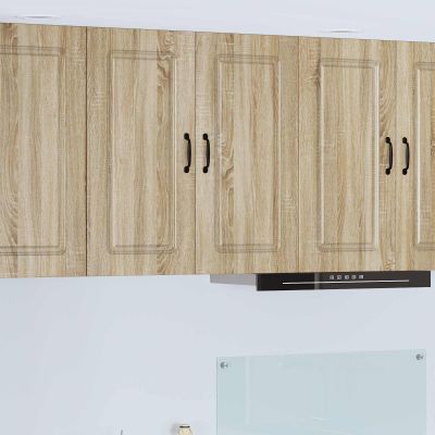 vidaXL Dvierka na umývačku Kalmar Sonoma dub 80 x 31 x 80 cm