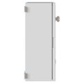vidaXL Ovládacia skriňa Sivá 42 x 19,5 x 50 cm ABS plast