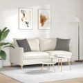 vidaXL Vankúše na pohovku 2 pcs Svetlosivá 45 x 45 cm