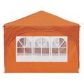 vidaXL Prístrešok na párty 575 x 288 x 245 cm Oranžová Oxfordská látka