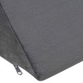 vidaXL Vankúš na nohy 68 x 25 x 21,5 cm Pevný PU pena Sivá