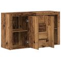 vidaXL Servírovacia skriňa Staré drevo 120 x 36 x 69 cm
