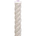 vidaXL Jutové lano 14 mm Biela 100% Tossa juta